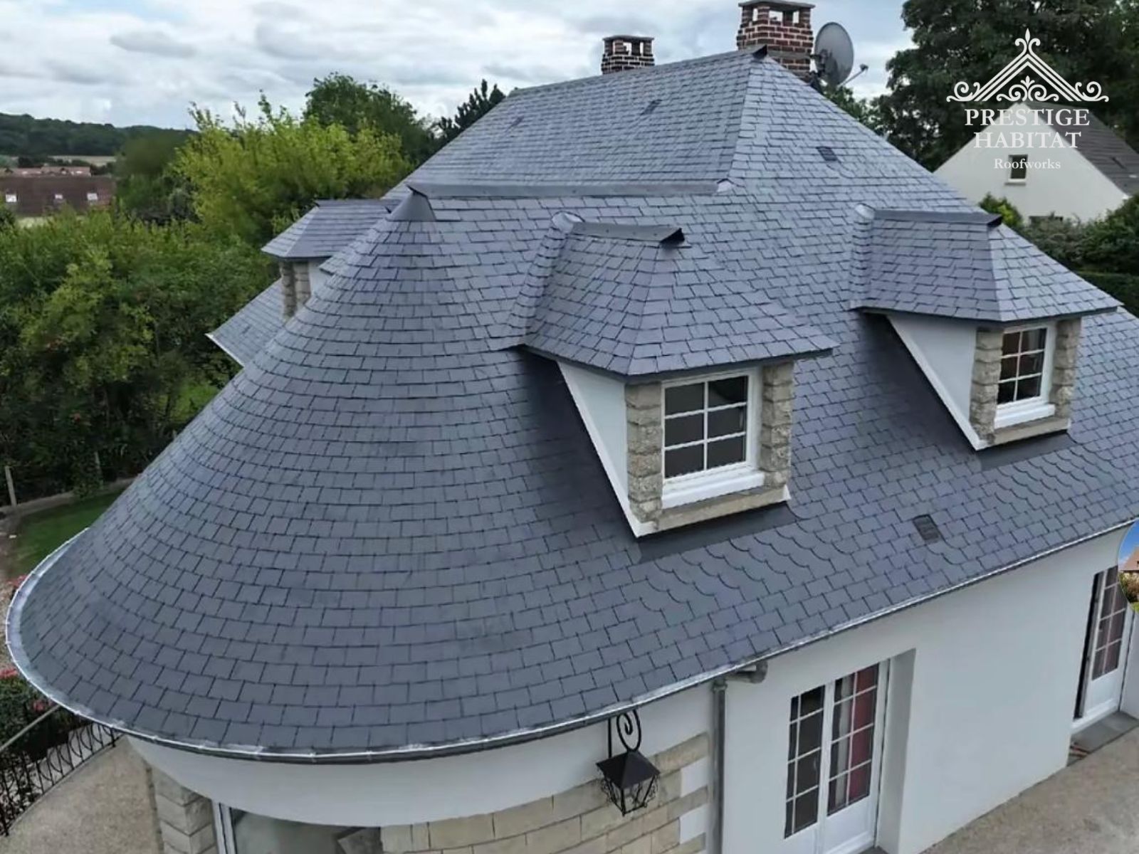 Toit travaux fini, rénovation toiture complète - Prestige Habitat Roofworks